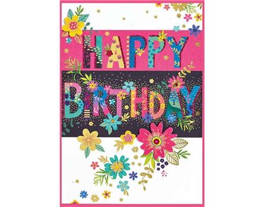 C50 TRAD FEMALE OPEN BIRTHDAY ISABELS GARDEN 6S