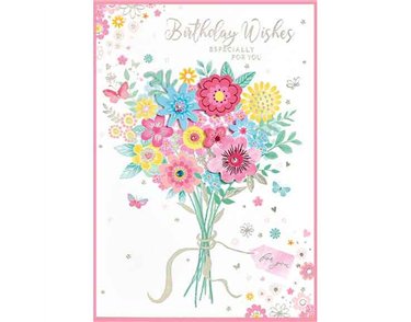 C50 TRAD FEMALE OPEN BIRTHDAY ISABELS GARDEN 6S