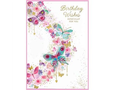C50 TRAD FEMALE OPEN BIRTHDAY ISABELS GARDEN 6S