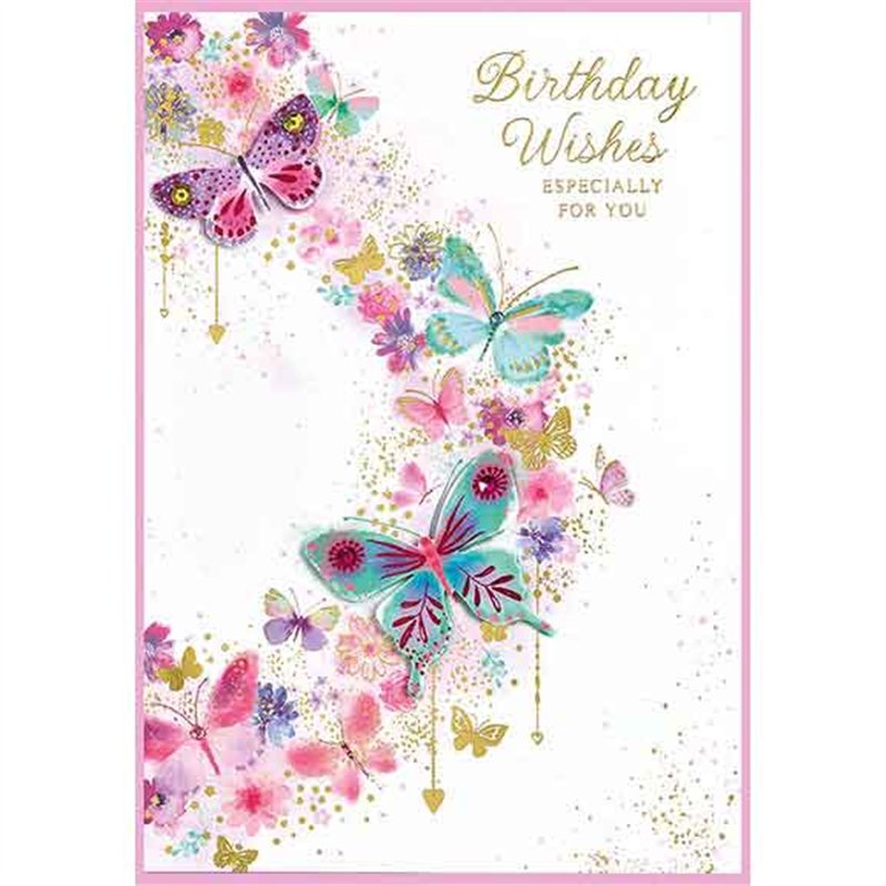 C50 TRAD FEMALE OPEN BIRTHDAY ISABELS GARDEN 6S