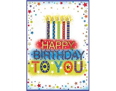C50 TRAD MALE OPEN BIRTHDAY ISABELS GARDEN 6S