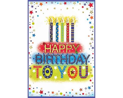 C50 TRAD MALE OPEN BIRTHDAY ISABELS GARDEN 6S