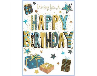 C50 TRAD MALE OPEN BIRTHDAY ISABELS GARDEN 6S