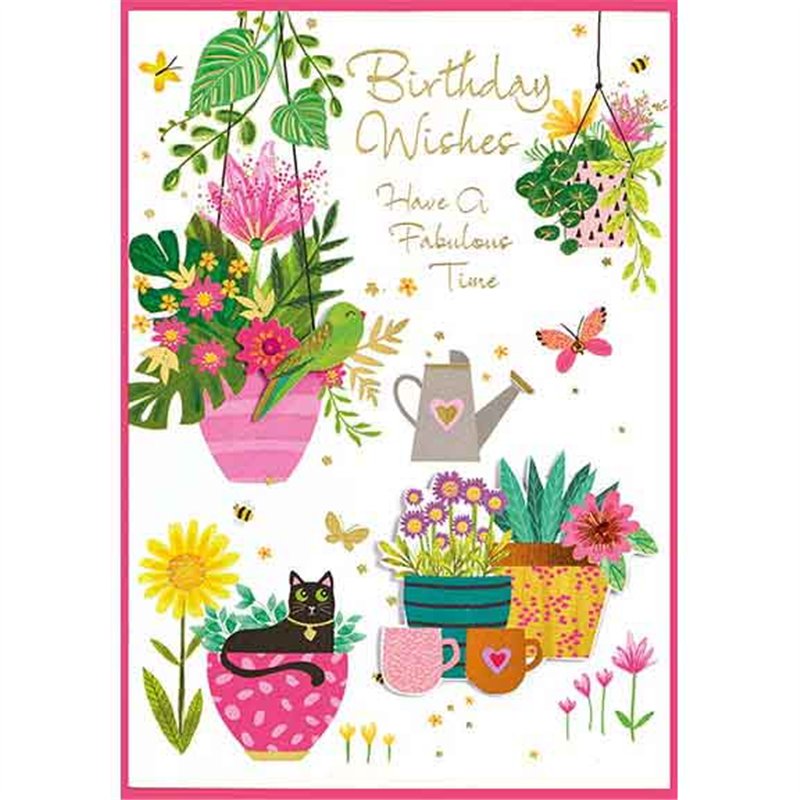 C50 OPEN BIRTHDAY ISABELS GARDEN 6S