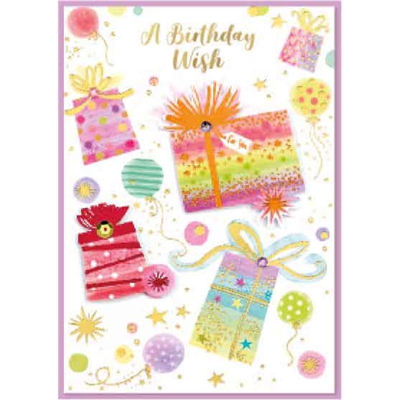 C50 TRAD FEMALE OPEN BIRTHDAY ISABELS GARDEN 6S