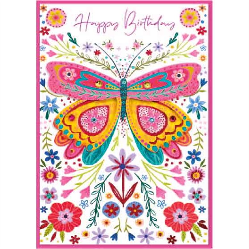 C50 TRAD FEMALE OPEN BIRTHDAY ISABELS GARDEN 6S