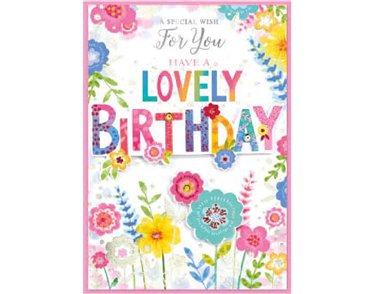 C50 TRAD FEMALE OPEN BIRTHDAY ISABELS GARDEN 6S
