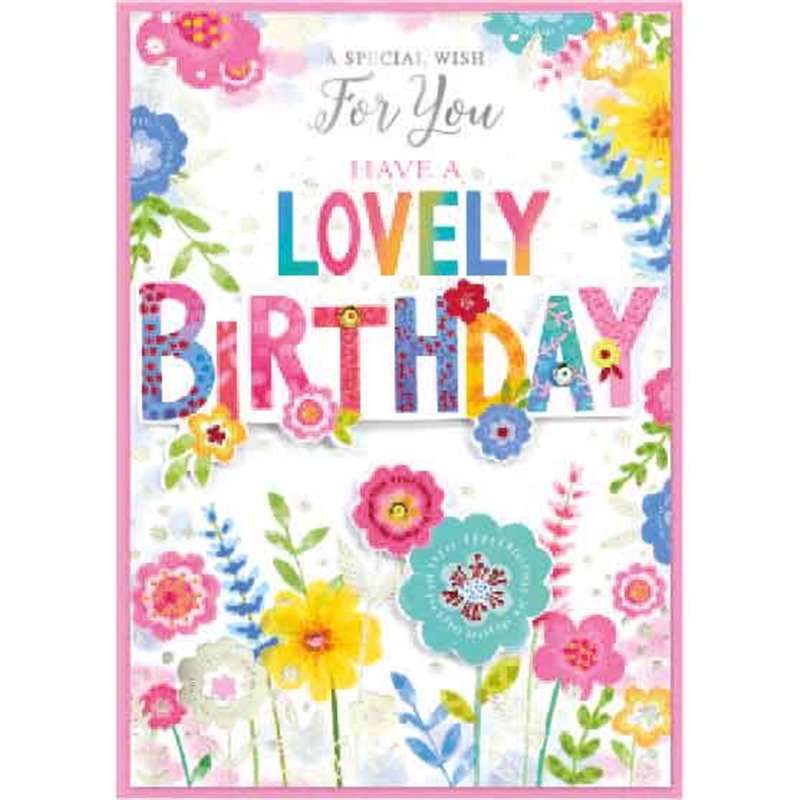 C50 TRAD FEMALE OPEN BIRTHDAY ISABELS GARDEN 6S