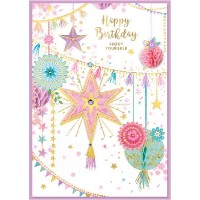 C50 TRAD FEMALE OPEN BIRTHDAY ISABELS GARDEN 6S