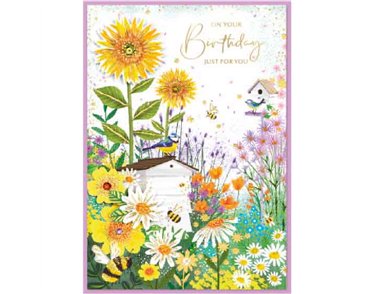 C50 TRAD FEMALE OPEN BIRTHDAY ISABELS GARDEN 6S