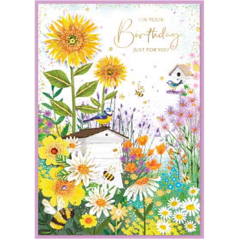 C50 TRAD FEMALE OPEN BIRTHDAY ISABELS GARDEN 6S