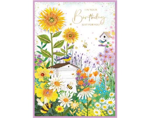 C50 TRAD FEMALE OPEN BIRTHDAY ISABELS GARDEN 6S