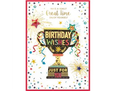C50 TRAD MALE OPEN BIRTHDAY ISABELS GARDEN 6S
