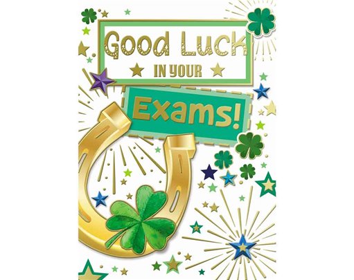 C50 GOOD LUCK IN YOUR EXAMS SILVERLINE 12S