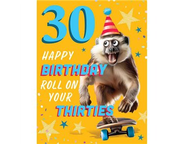 C50 AGE 30 MALE BIRTHDAY CHUCKLES 6S