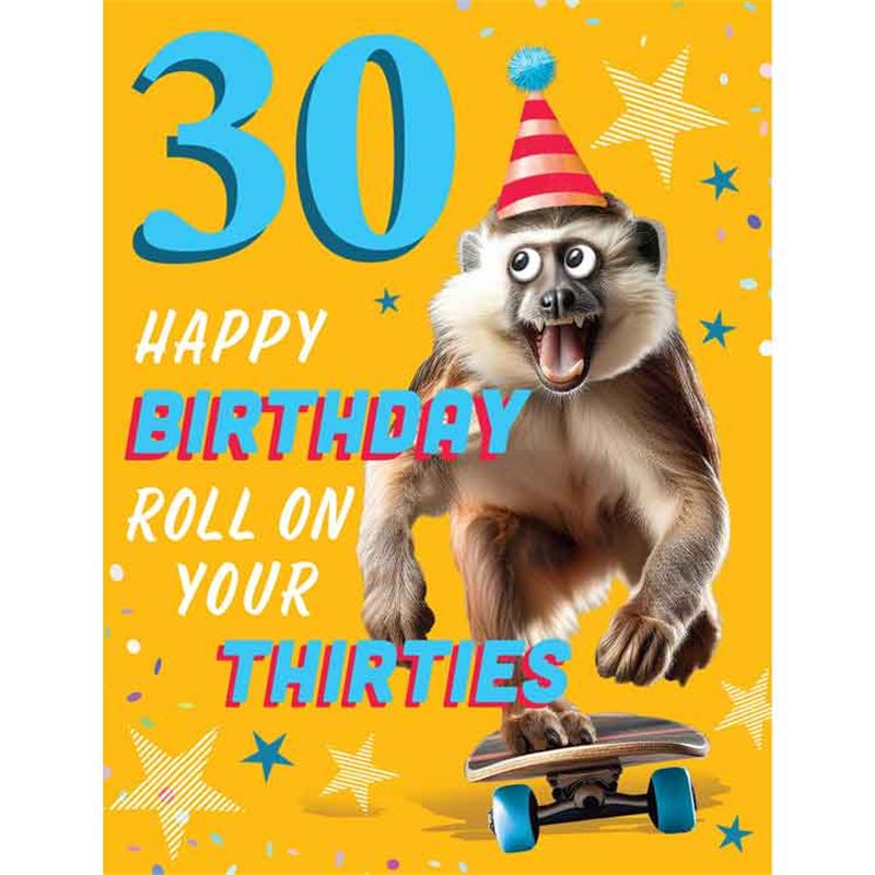 C50 AGE 30 MALE BIRTHDAY CHUCKLES 6S