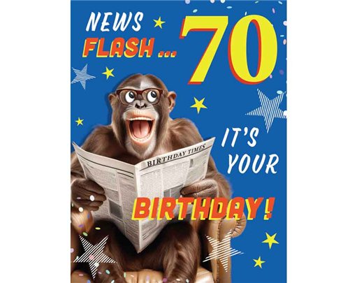 C50 AGE 70 MALE BIRTHDAY CHUCKLES 6S