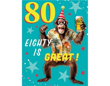 C50 AGE 80 MALE BIRTHDAY CHUCKLES 6S