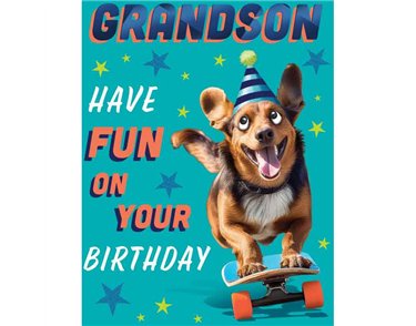 C50 GRANDSON BIRTHDAY CHUCKLES 6S