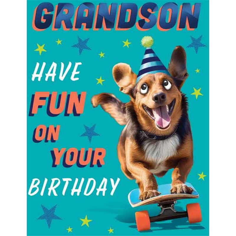 C50 GRANDSON BIRTHDAY CHUCKLES 6S