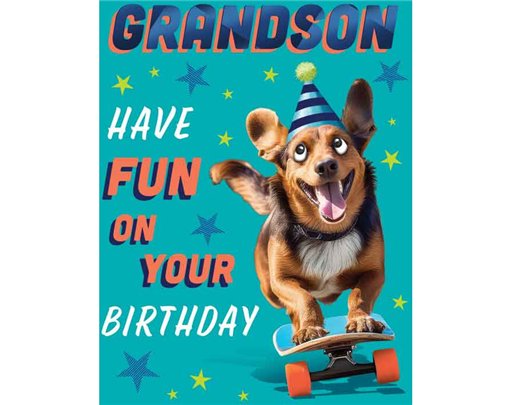 C50 GRANDSON BIRTHDAY CHUCKLES 6S