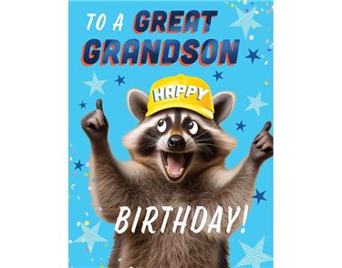 C50 GREAT GRANDSON BIRTHDAY CHUCKLES 6S