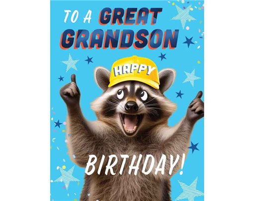 C50 GREAT GRANDSON BIRTHDAY CHUCKLES 6S