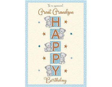 C75 GREAT GRANDSON BIRTHDAY DELIGHT 6S