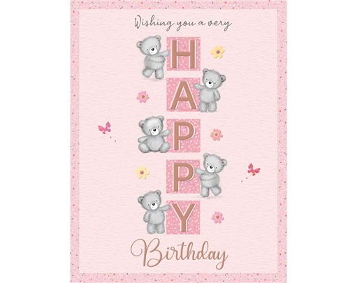 C50 FEMALE BIRTHDAY PINK LETTERS DELIGHT 6S
