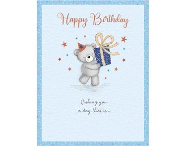 C50 MALE BIRTHDAY GIFT BEAR DELIGHT 6S