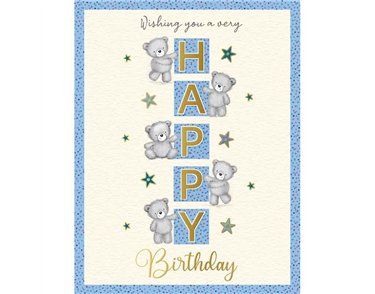 C50 MALE BIRTHDAY BLUE LETTERS DELIGHT 6S