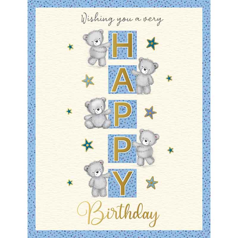 C50 MALE BIRTHDAY BLUE LETTERS DELIGHT 6S