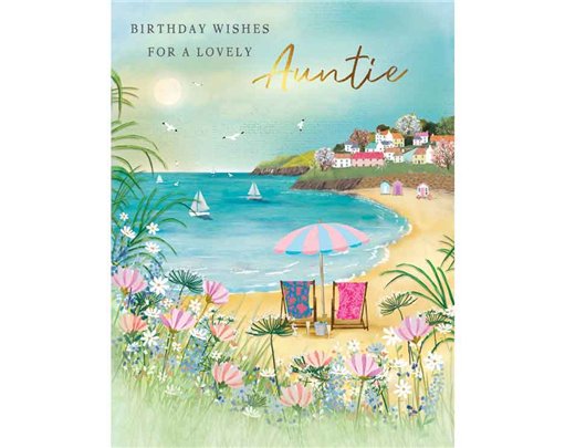 C50 AUNTIE BIRTHDAY DECKCHAIRS MEMORY LANE 6S