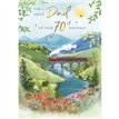 C75 AGE 70 DAD BIRTHDAY TRAIN MEMORY LANE 6S