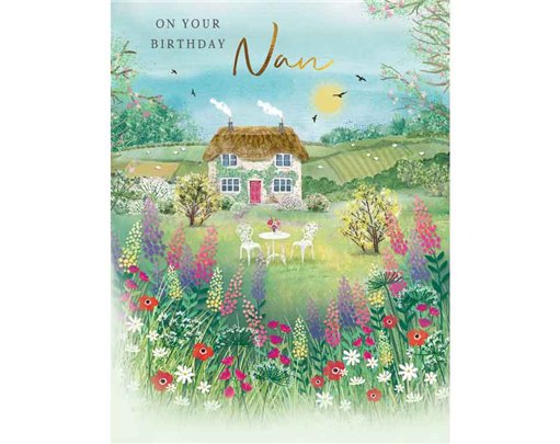 C50 NAN BIRTHDAY COTTAGE GARDEN MEMORY LANE 6S