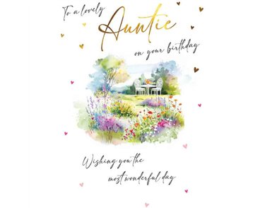C75 AUNTIE BIRTHDAY GARDEN VISAGE 6S