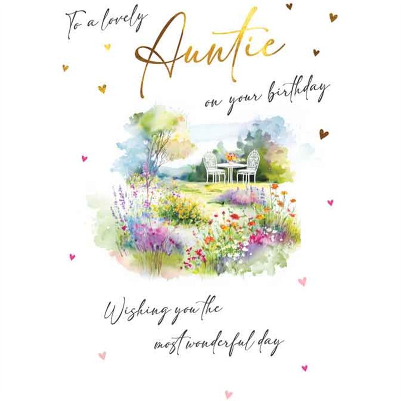 C75 AUNTIE BIRTHDAY GARDEN VISAGE 6S
