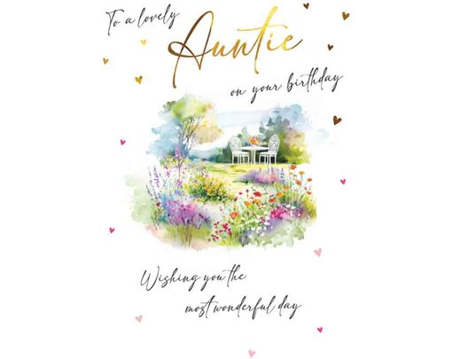 C75 AUNTIE BIRTHDAY GARDEN VISAGE 6S