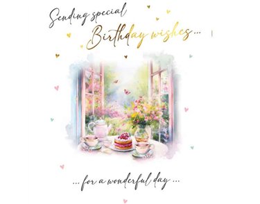 C50 FEMALE BIRTHDAY WINDOW TEA VISAGE 6S