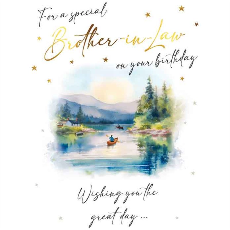 C50 BROTHER IN LAW BIRTHDAY CANOE SCENE VISAGE 6S