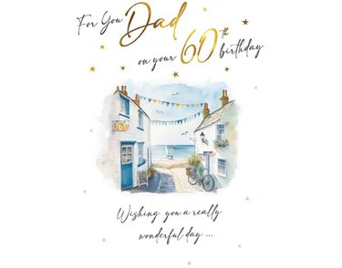 C75 AGE 60 DAD BIRTHDAY COAST SCENE VISAGE 6S