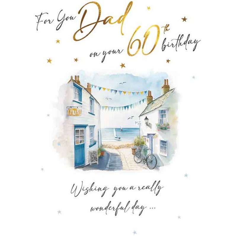 C75 AGE 60 DAD BIRTHDAY COAST SCENE VISAGE 6S