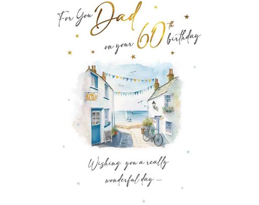 C75 AGE 60 DAD BIRTHDAY COAST SCENE VISAGE 6S