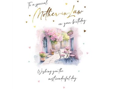 C75 MOTHER IN LAW BIRTHDAY HOLIDAY SCENE VISAGE 6S