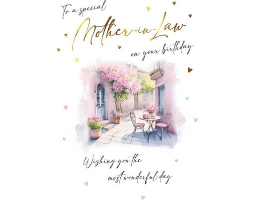 C75 MOTHER IN LAW BIRTHDAY HOLIDAY SCENE VISAGE 6S