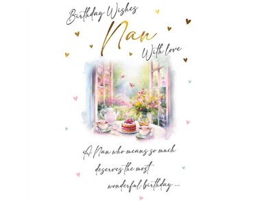 C75 NAN BIRTHDAY WINDOW TEA VISAGE 6S