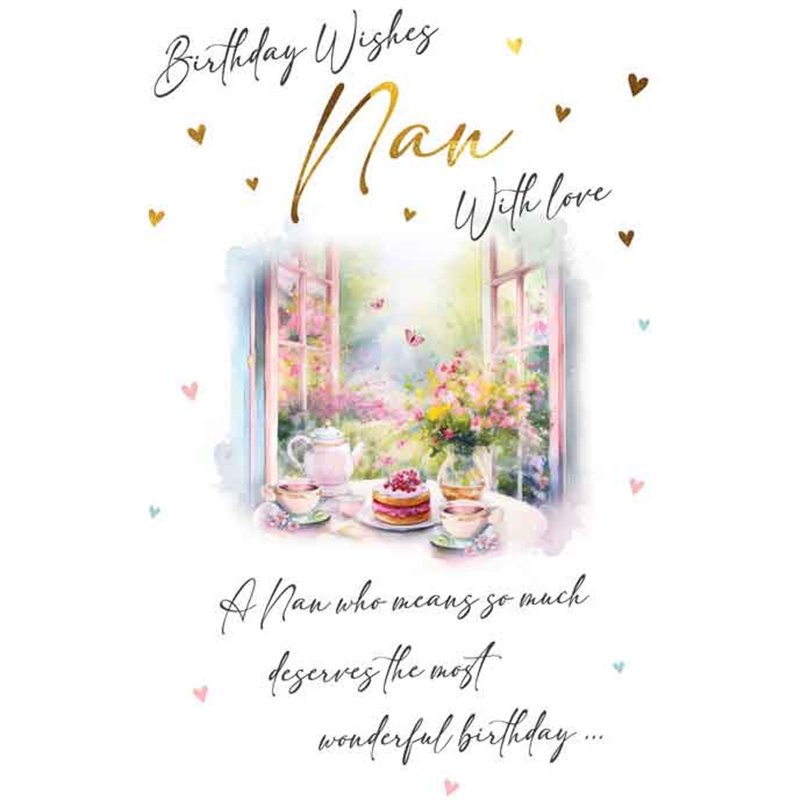 C75 NAN BIRTHDAY WINDOW TEA VISAGE 6S