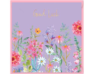 15cm AURORA GOOD LUCK SINGLE GREETING CARD 12S
