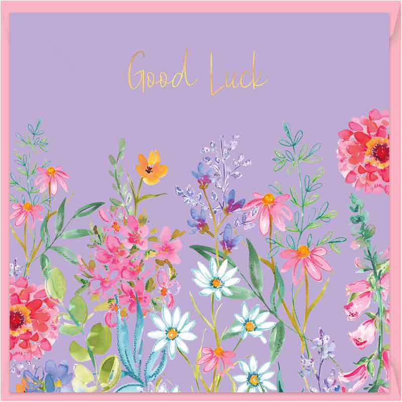 15cm AURORA GOOD LUCK SINGLE GREETING CARD 12S