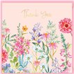 15cm AURORA THANK YOU SINGLE GREETING CARD 12S